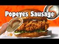 Popeyes Spicy Chicken Sandwich Sausage