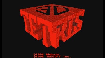 Virtual Boy Longplay [19] 3D-Tetris (US)