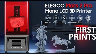 Elegoo Mars 2 Pro -  Setup and First Prints