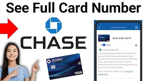 Hoe u uw debitcardnummer in de Chase-app kunt bekijken (hoe u uw debitcardnummer kunt vinden zond...