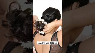 1min Hairstyle | Messy Bun with Gajra