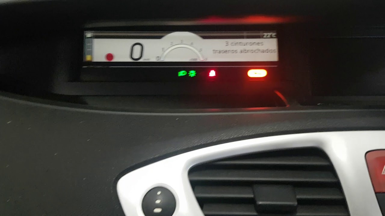 Como quitar revisión de Renault Scenic YouTube Como quitar revisión de Renault Scenic YouTube