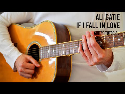 Ali Gatie - If I Fall In Love EASY Guitar Tutorial With Chords / Lyrics