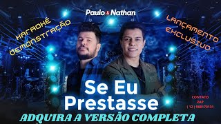 KARAOKÊ -  Paulo e Nathan  - Se Eu Prestass  - CONT -12 988170131