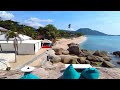 Lamai beach Koh Samui 2021 - 4K Walking tour in Thailand | Streets of Thailand