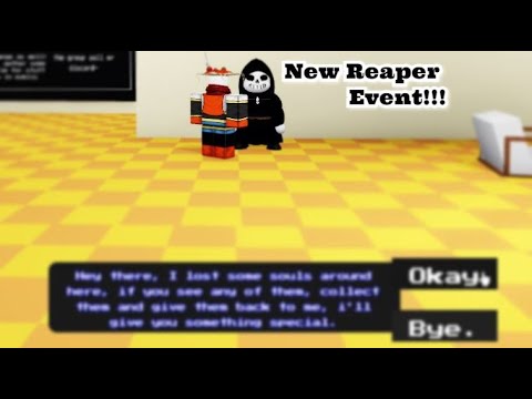 Reaper Sans Rework and Death Showcase + Event guide and how to get souls  (Undertale Judgement Day) 