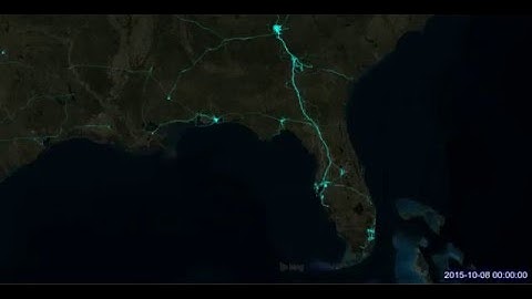 Evolution of Mapillary coverage (Southeast US)