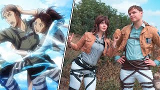 Connie POV | Attack on Titan Cosplay Hangout (ft. Jean and Sasha)