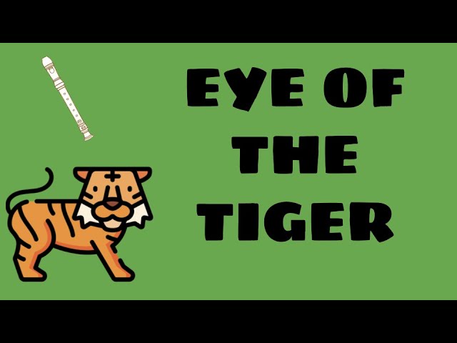 Eye of the Tiger Recorder Play Along