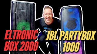 ОЧЕНЬ ГРОМКИЕ КОЛОНКИ. JBL PARTYBOX 1000 vs ELTRONIC BOX 2000 20-36