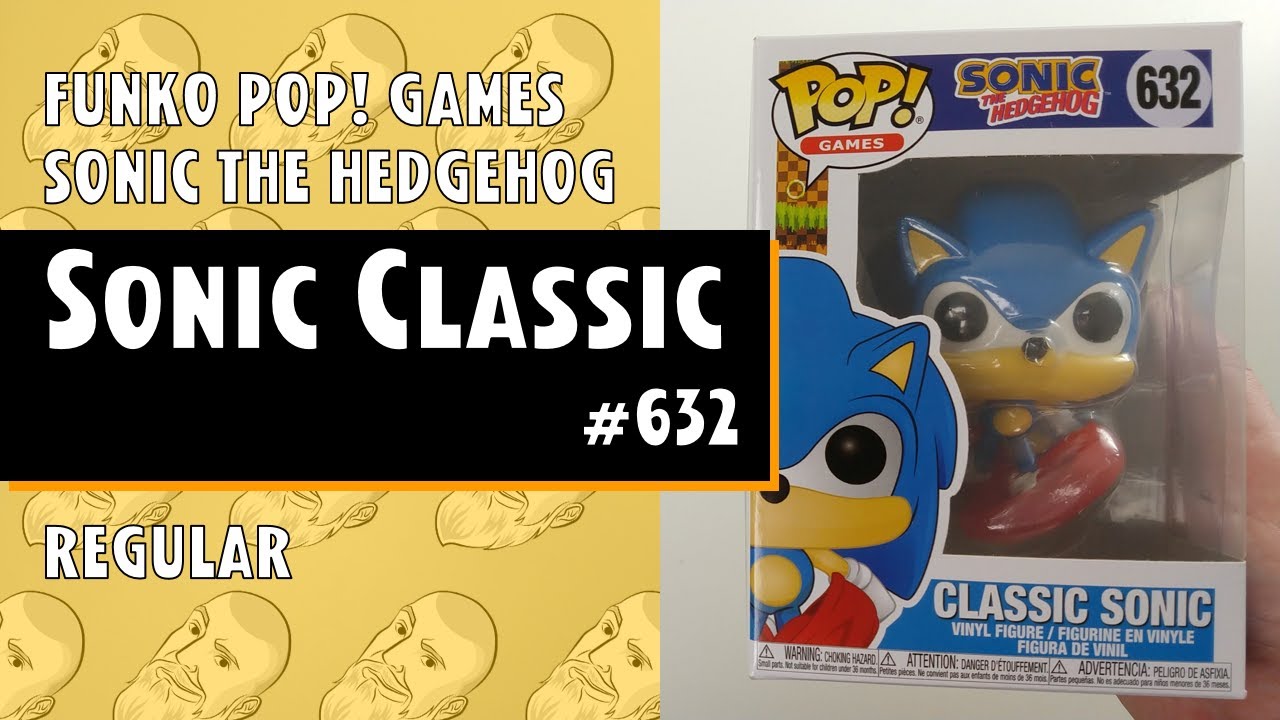 Boneco Funko Pop Classic Sonic The Hedgehog Correndo 632