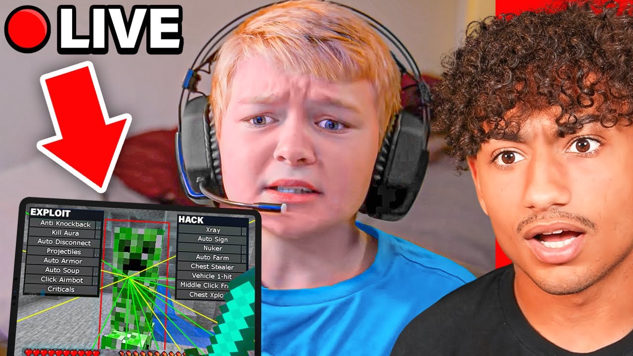 STREAMER GETS CAUGHT CHEATING IN MINECRAFT!! - YouTube