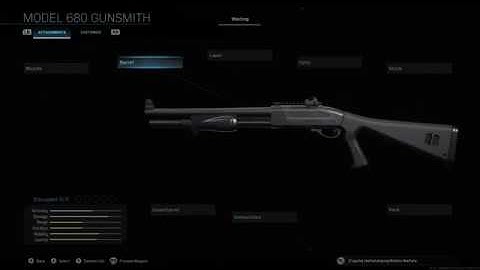 Call of Duty Modern Warfare: All Attachments For MODEL 680 in Gunsmith (No Commentary)