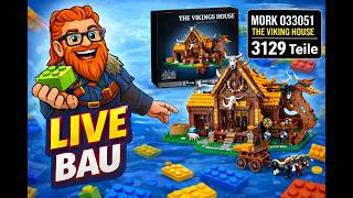 🔥 LIVE BAU – MORK 033051 The Viking House | 3129 Teile 🔥Part 1