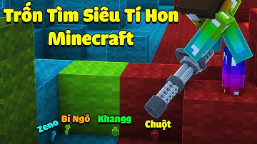 MINI GAME : TRỐN TÌM SIÊU TÍ HON THẾ GIỚI LEN MINECRAFT ** AI SẼ LÀ TOP 1 HỘI NGƯỜI MÙ NOOB TEAM ??