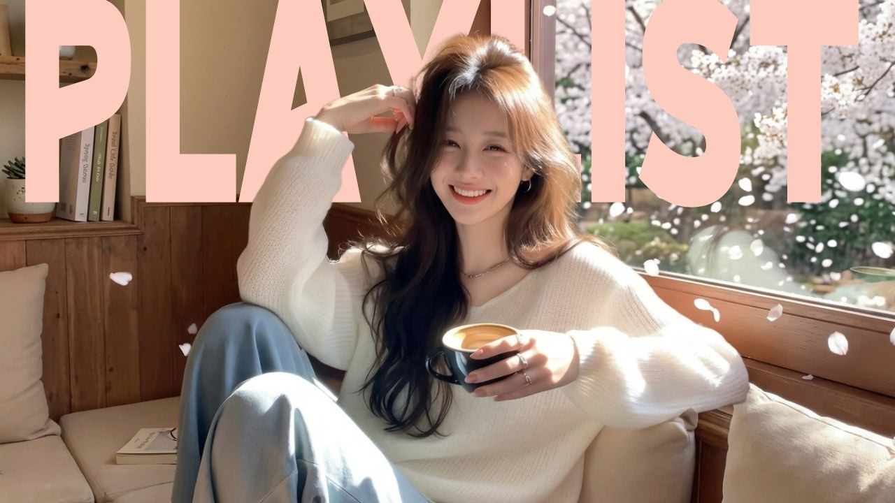 [Playlist]🎧벚꽃 아래 걷고 싶어지는 spring love playlist♥️|Sunny Spring Love Songs ...