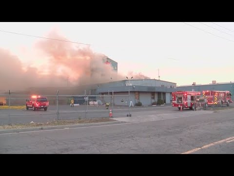 Fire breaks out in Fresno County mattress recycling facility