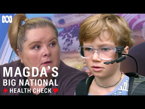 AI glasses show how junk food ads affect kids Magda's Big National Health Check ABC TV iview