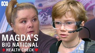 AI glasses show how junk food ads affect kids | Magda's Big National Health Check | ABC TV + iview