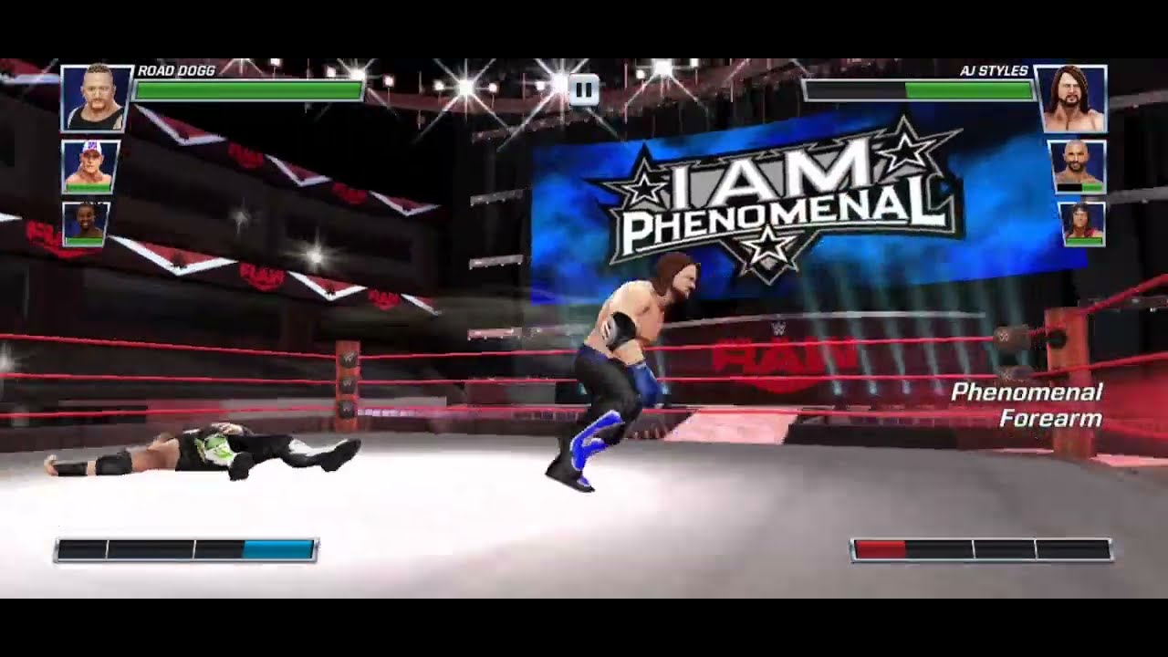 Full Match - Six Super Star Smackdown Match | WWE Mayhem | gameplay @I ...