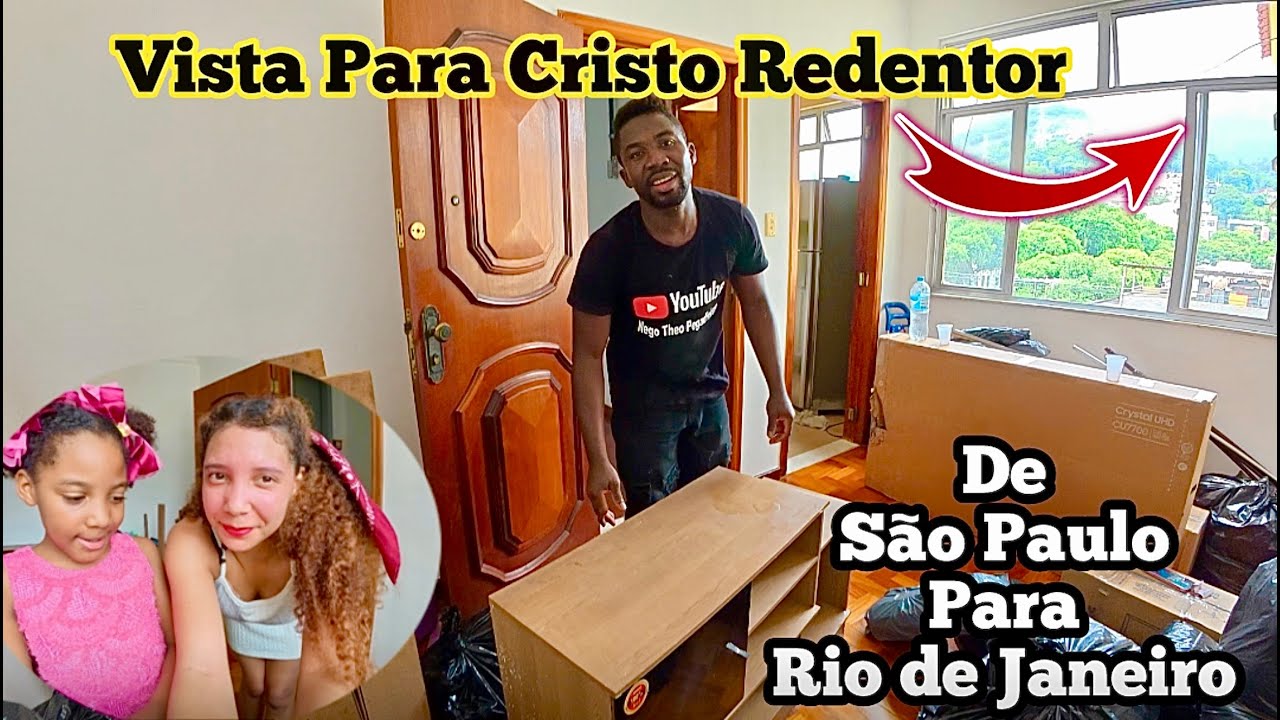 Primeiro video do canal,  Mudança de São Paulo para Rio de Janeiro