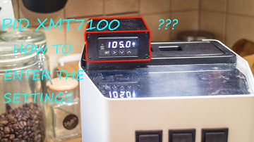 Gaggia PID XMT7100 Enter the Settings