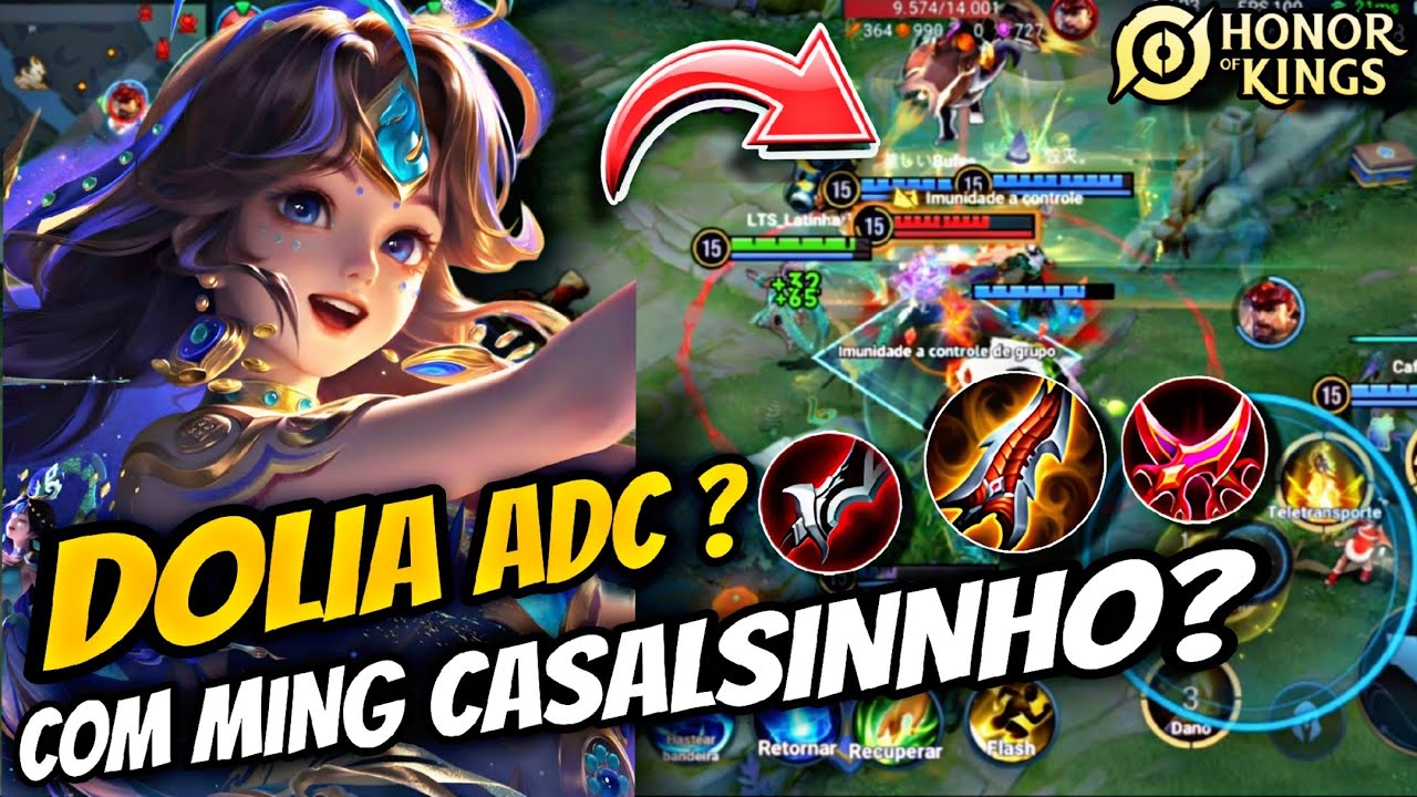 PÉROLAS DA RANQUEADA NOVO META DESBLOQUEADO ?? // HONOR OF KINGS 