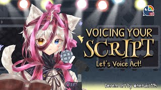 【Voice Acting】Voicing Your Script【 NIJISANJI | Derem Kado 】