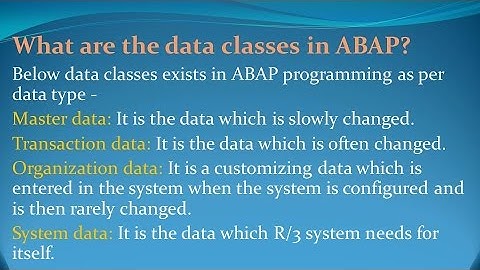 SAP ABAP Interview Questions and Answers for freshers and experienced– Part 4