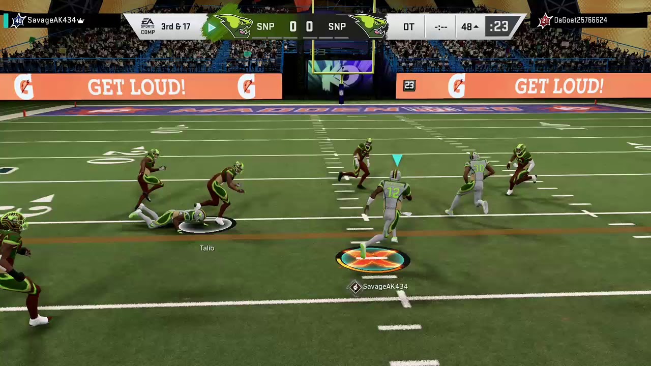 Randall Cunningham randomly does a front flip in Madden 20