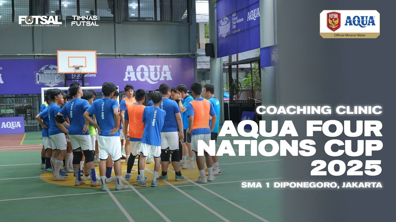 Coaching Clinic | Timnas Futsal Indonesia | Aqua Four Nations Cup 2025