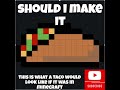 SHOULD I? #minecraft #gaming #shorts