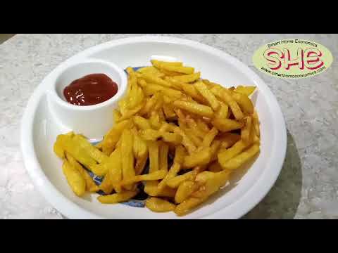How to make fries in fryer | French fries children recipe - YouTube