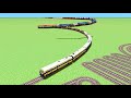 MEMU TRAIN CROSSING SNAKE CIRCLE ZIG ZAG SPIRAL TRACK 