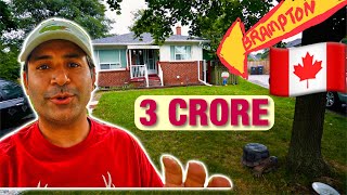 CANADA House Tour - 3 CRORE Rs -  This is in Brampton (Mini Punjab of Canada)