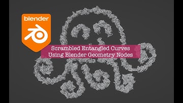 LIVENODING Scrambled Entangled Curves Using Geometry Nodes