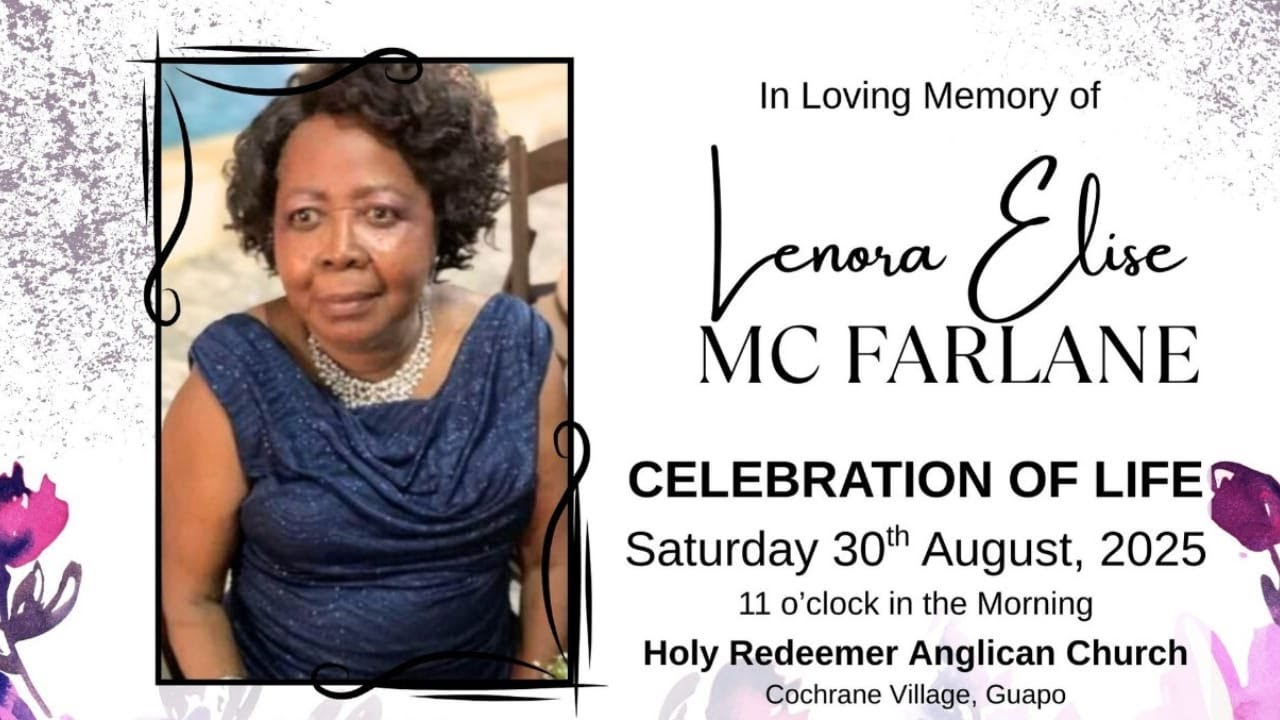 The Funeral Service of the Late Lenora Mc Farlane - YouTube