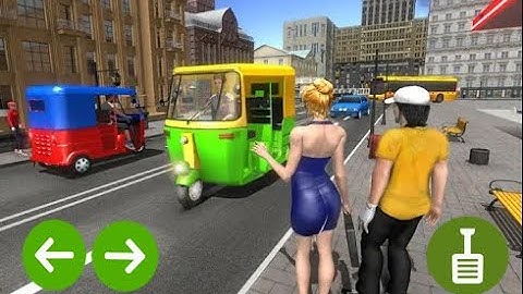 Modern Tuk Tuk Auto Rickshaw - Driving Simulator Game - Gameplay - YT Games