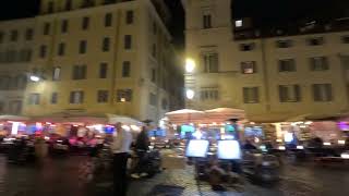 GX010637-Rome night scene of Piazza Campo de' Fiori (Roma/羅馬)鮮花廣場