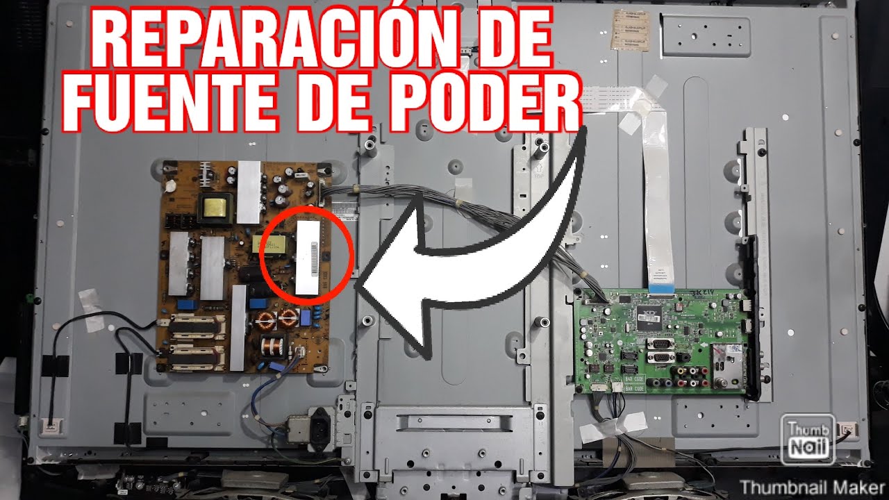 REPARAR TV LG QUE 😡NO ENCIENDE 👉SOLUCIÓN MODEL.42LD420 YouTube