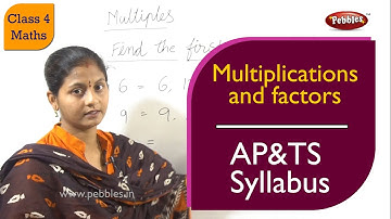 #Class 4 Mathematics | Multiplications and factors | Easy maths in Telugu Explanation