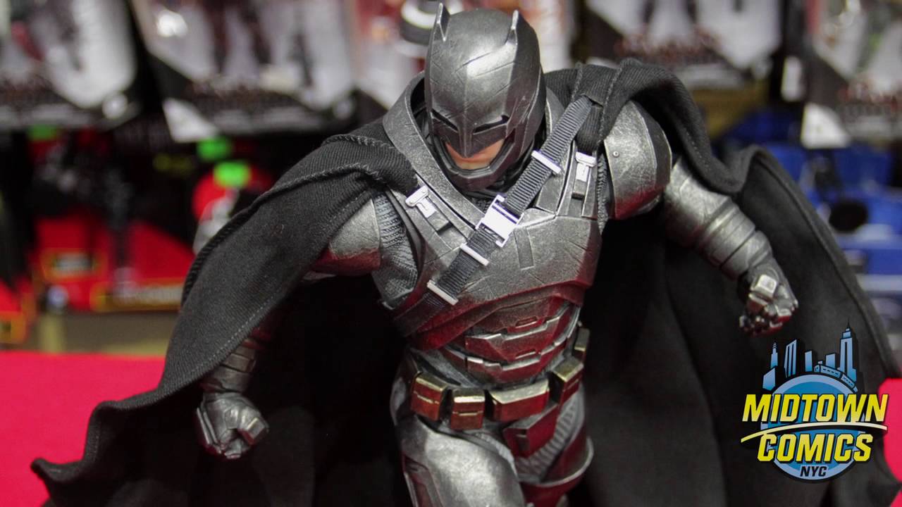 armored batman statue