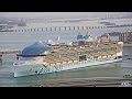 Royal caribbean icon of the seas first arrival port miami  jan 10th 2024