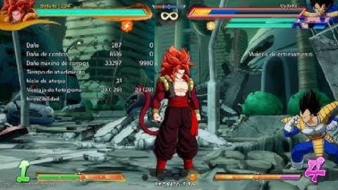 DRAGON BALL FighterZ [DBFZ Ver. 1.27]Gogeta SSJ4 Day 1 Combo 2