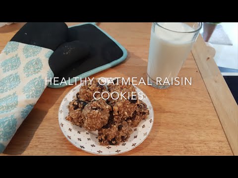 HOW TO MAKE THE HEALTHIEST OATMEAL RAISIN COOKIES (3 INGREDIENTS ONLY + VEGAN)