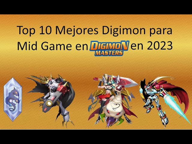 Top 10 Mejores Digimon para Mid game en DMO en 2023 class=