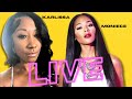 Moniece adds karlissa to her live to call her out on her online antics