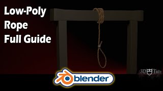 Blender 2.8 Creating Low Poly Rope