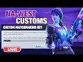 🔴 ( NA-WEST) CUSTOM MATCHMAKING FORTNITE SCRIMS! SOLOS DUOS FORTNITE LIVE PS4 SWITCH MOBILE !Prize