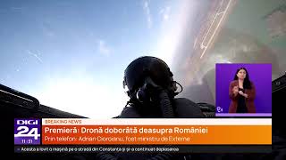 🟣 Știrile Digi24 de la ora 11 - Un avion F-16 a doborât o dronă în spațiul aerian românesc
